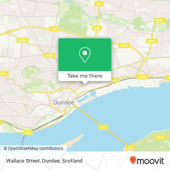 Wallace Street, Dundee map