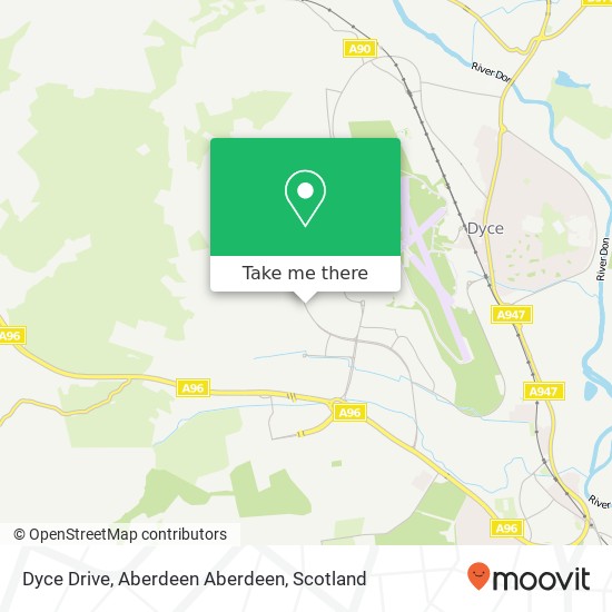 Dyce Drive, Aberdeen Aberdeen map