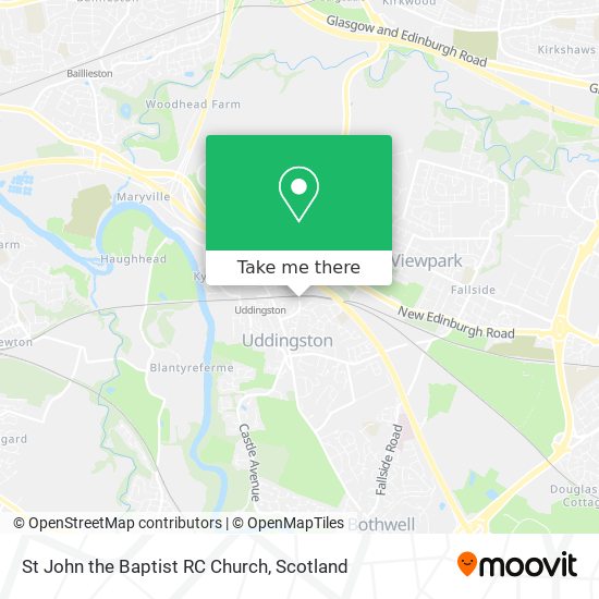 St John the Baptist RC Church map