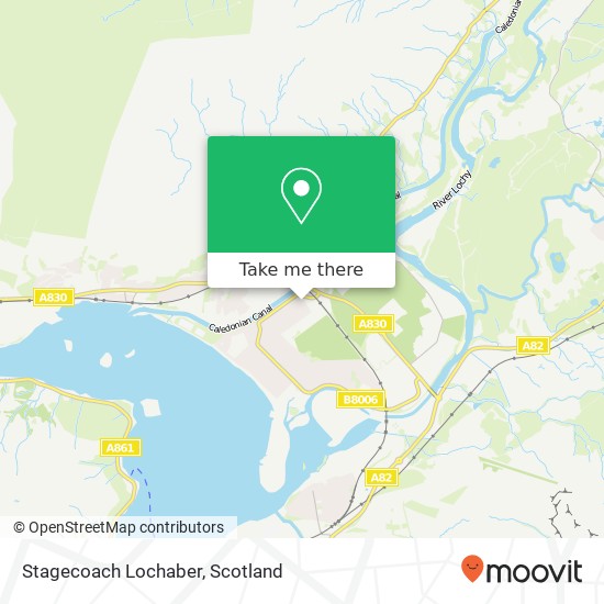 Stagecoach Lochaber map