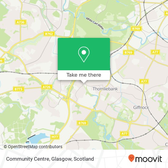 Community Centre, Glasgow map