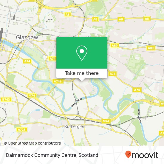 Dalmarnock Community Centre map