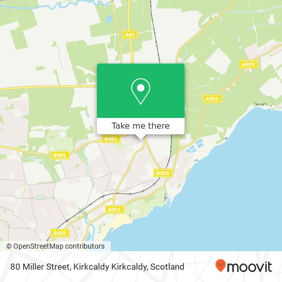 80 Miller Street, Kirkcaldy Kirkcaldy map