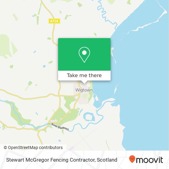 Stewart McGregor Fencing Contractor map