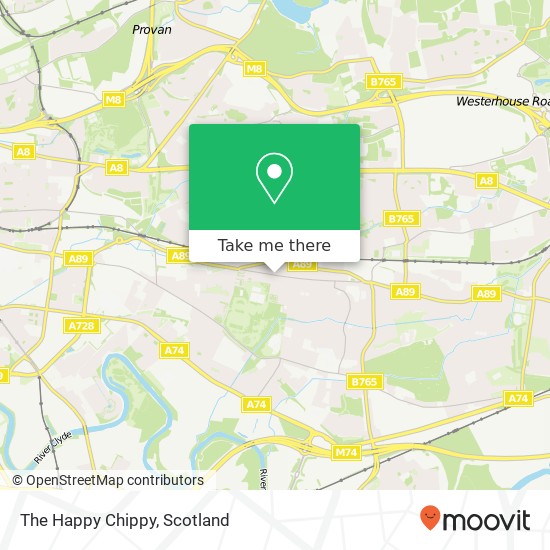 The Happy Chippy, 794 Shettleston Road Tollcross Park Glasgow G32 7DP map