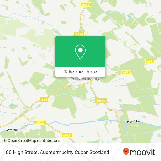60 High Street, Auchtermuchty Cupar map