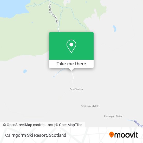 Cairngorm Ski Resort map