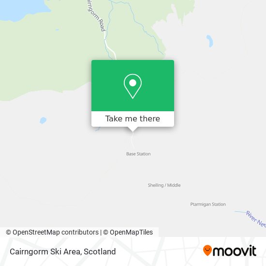 Cairngorm Ski Area map