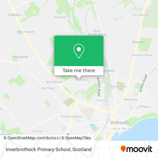 Inverbrothock Primary School map