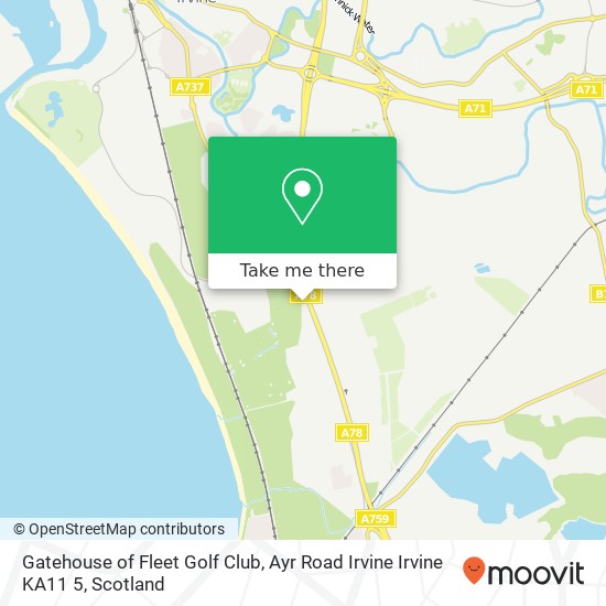 Gatehouse of Fleet Golf Club, Ayr Road Irvine Irvine KA11 5 map