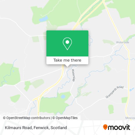 Kilmaurs Road, Fenwick map