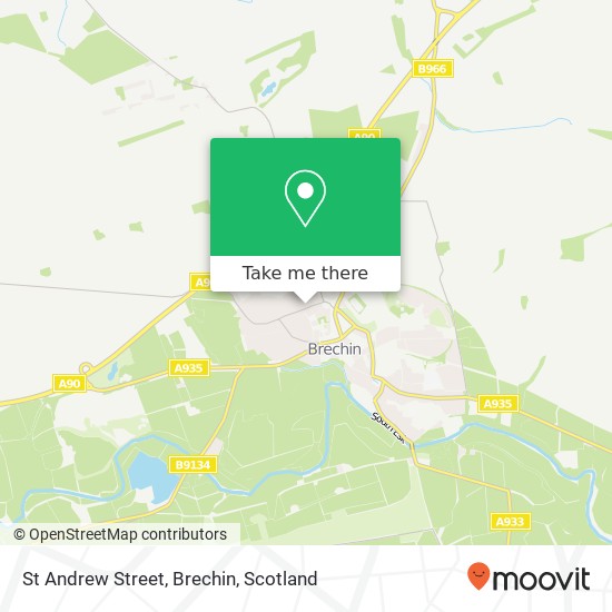 St Andrew Street, Brechin map