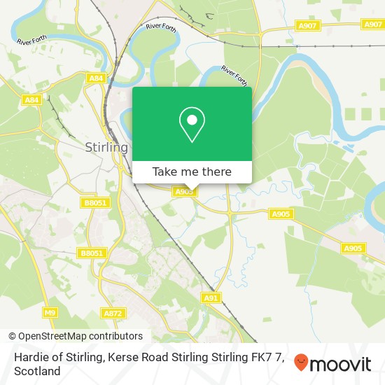 Hardie of Stirling, Kerse Road Stirling Stirling FK7 7 map