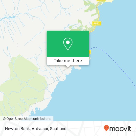 Newton Bank, Ardvasar map