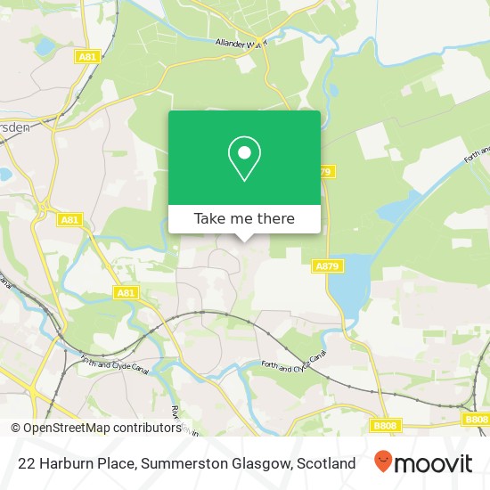 22 Harburn Place, Summerston Glasgow map