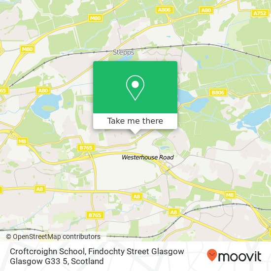 Croftcroighn School, Findochty Street Glasgow Glasgow G33 5 map