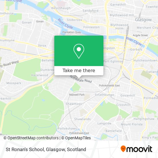 St Ronan's School, Glasgow map
