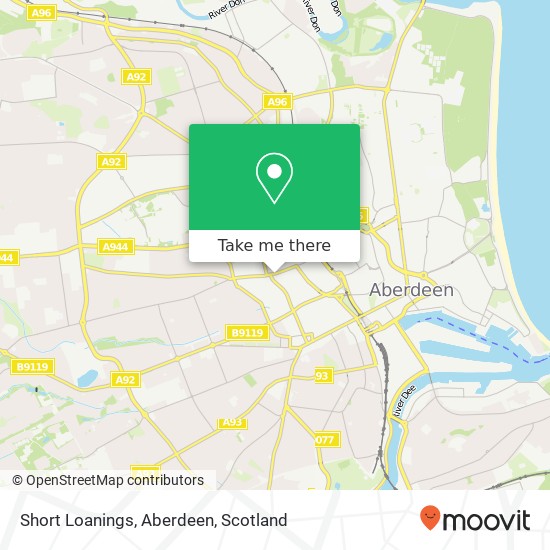 Short Loanings, Aberdeen map