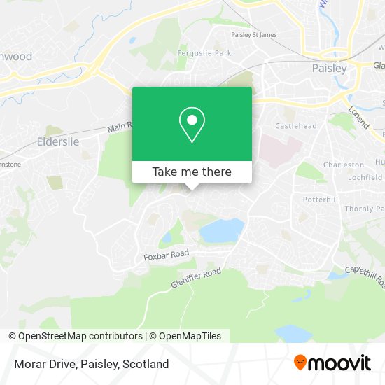Morar Drive, Paisley map