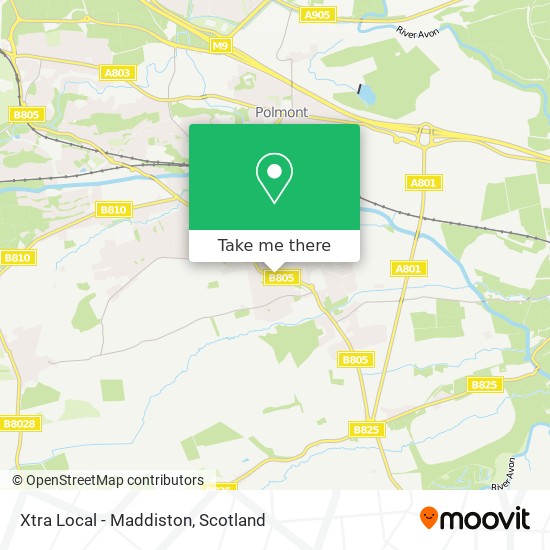 Xtra Local - Maddiston map