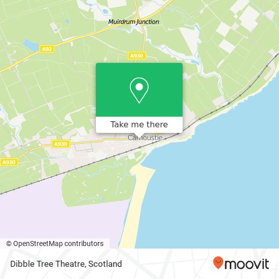 Dibble Tree Theatre map