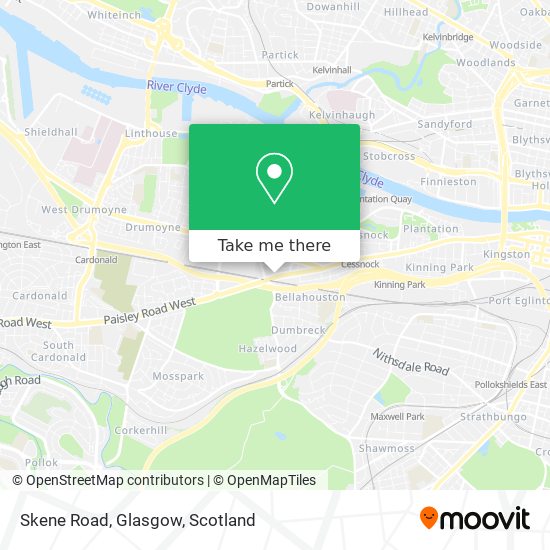 Skene Road, Glasgow map