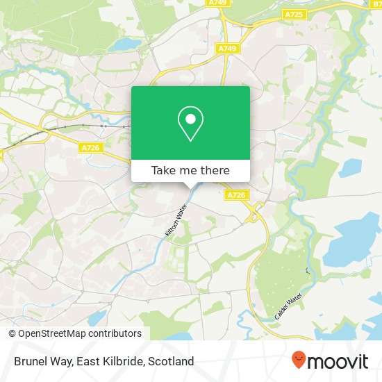 Brunel Way, East Kilbride map