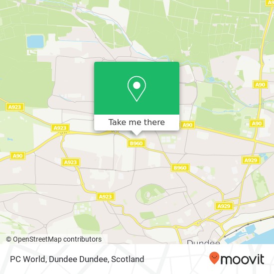 PC World, Dundee Dundee map