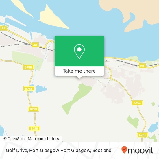 Golf Drive, Port Glasgow Port Glasgow map