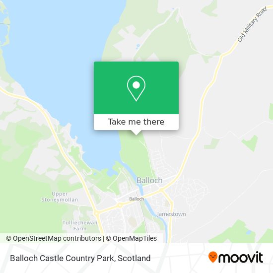 Balloch Castle Country Park map