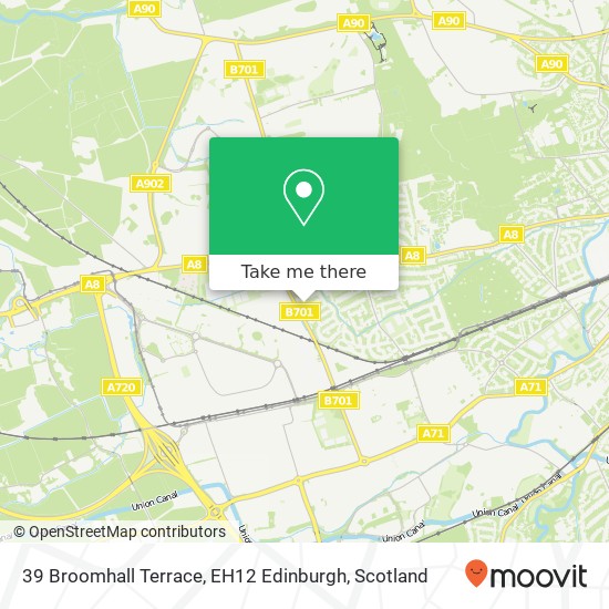 39 Broomhall Terrace, EH12 Edinburgh map