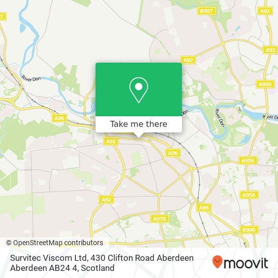 Survitec Viscom Ltd, 430 Clifton Road Aberdeen Aberdeen AB24 4 map