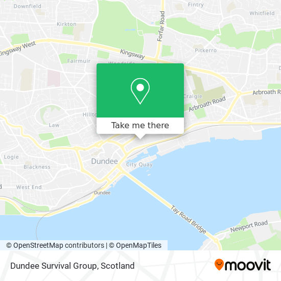 Dundee Survival Group map