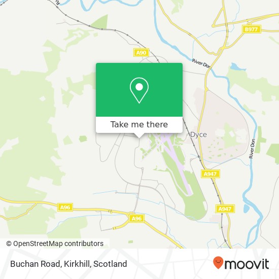 Buchan Road, Kirkhill map