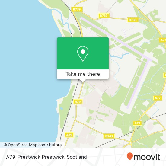 A79, Prestwick Prestwick map