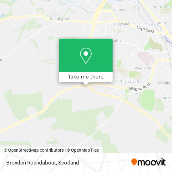 Broxden Roundabout map