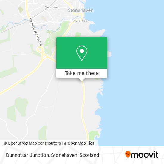 Dunnottar Junction, Stonehaven map