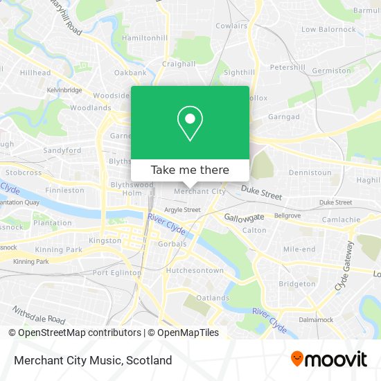 Merchant City Music map