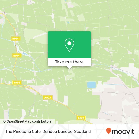 The Pinecone Cafe, Dundee Dundee map