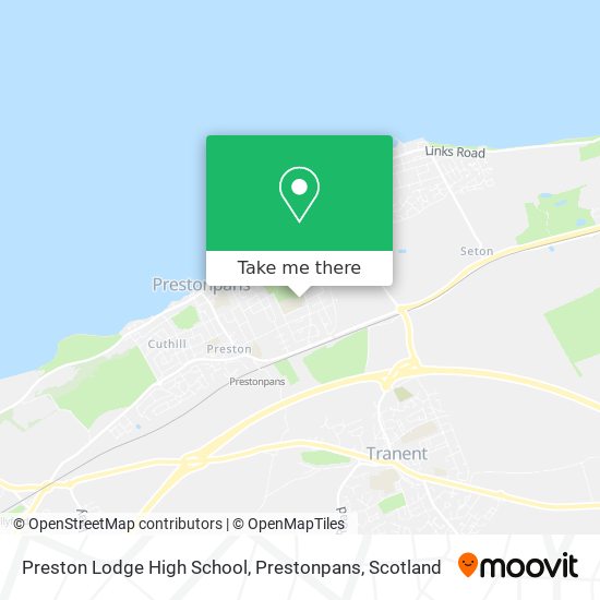 Preston Lodge High School, Prestonpans map