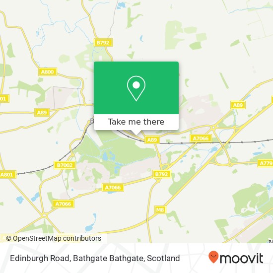 Edinburgh Road, Bathgate Bathgate map