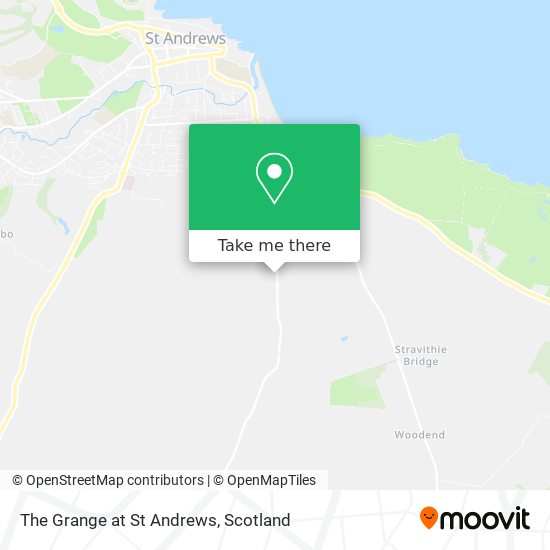 The Grange at St Andrews map