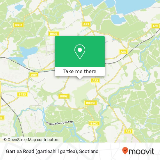 Gartlea Road (gartleahill gartlea), Airdrie Airdrie map