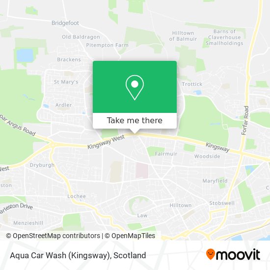 Aqua Car Wash (Kingsway) map