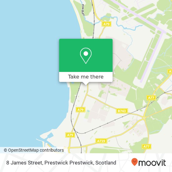 8 James Street, Prestwick Prestwick map