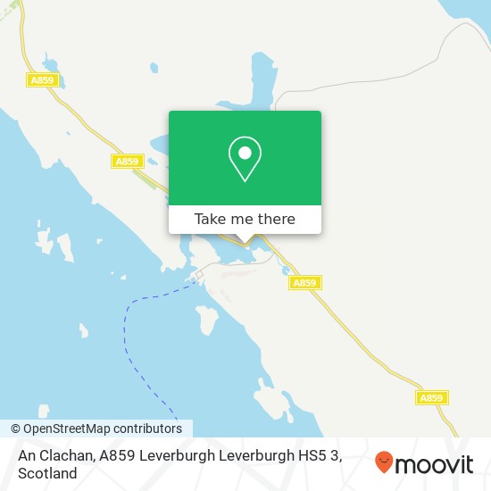 An Clachan, A859 Leverburgh Leverburgh HS5 3 map