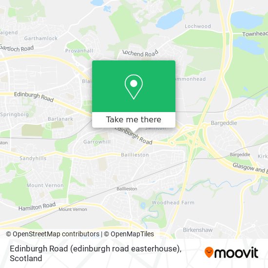 Edinburgh Road (edinburgh road easterhouse) map