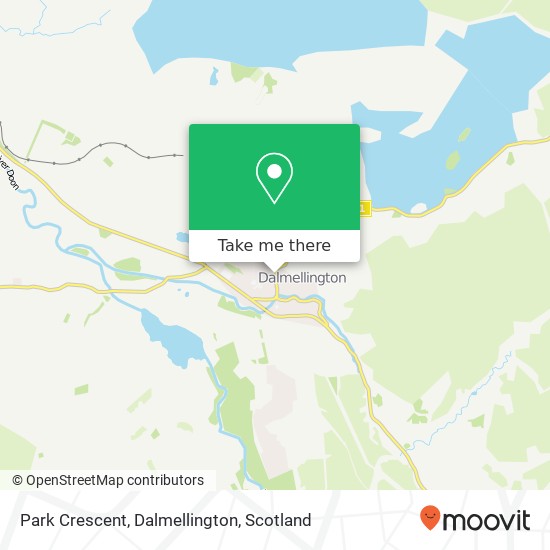 Park Crescent, Dalmellington map