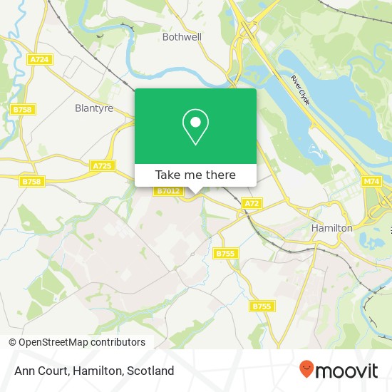 Ann Court, Hamilton map