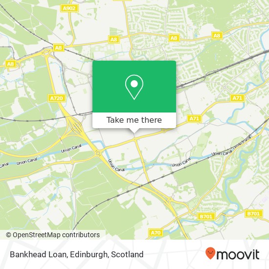 Bankhead Loan, Edinburgh map